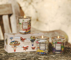 Baobab Collection 'Cap vers le sud' candle, set of three, multicolor MULTICOLOUR BAOB26TRI901MUL