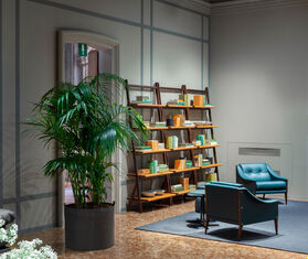 Poltrona Frau &#39;Ren&#39; bookcase, high LIGHT BROWN POFR20REN966BRW