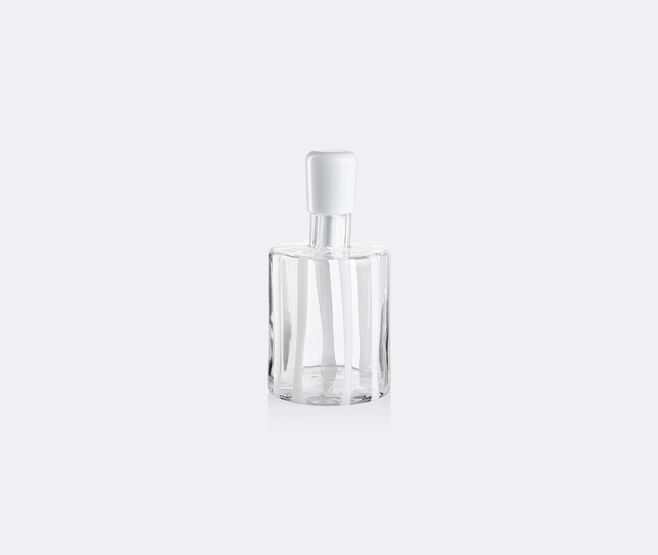 NasonMoretti 'Cyrcus' bottle, white stripe WHITE NAMO25CYR057WHI