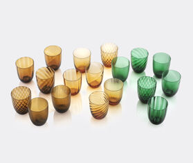 NasonMoretti 'Idra' water glass, set of six, lauro green GREEN NAMO22WAT826GRN