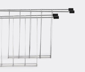 Alessi 'Pliss&eacute;' toaster racks, black BLACK ALES21PLI698BLK