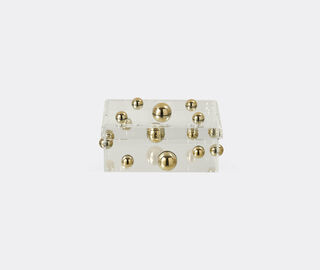 By Gabs 'Box Match' sculpture, gold GOLD GABS24BOX660GOL