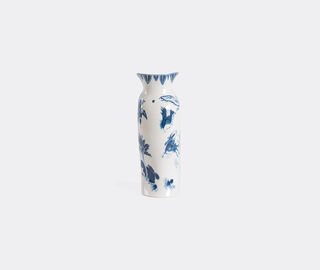 Seletti 'Classic On Acid, King Wen' vase, white and blue MULTICOLOUR SELE25POR714MUL