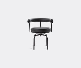 Cassina &#39;LC7&#39; swivel chair, black structure BLACK CASS21SWI883BLK