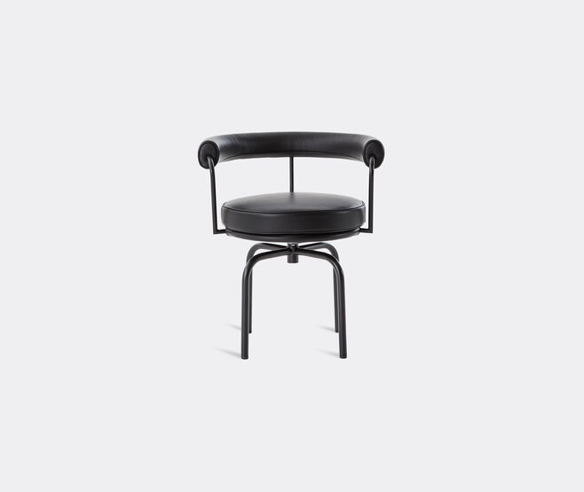 Cassina 'LC7' swivel chair, black structure BLACK CASS21SWI883BLK
