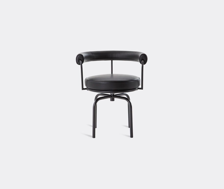 Cassina 'LC7' swivel chair, black structure  CASS21SWI883BLK