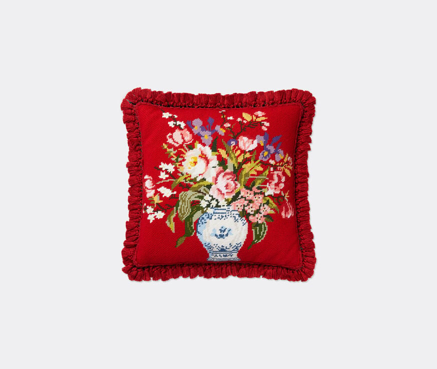 Gucci 'Flowers vase' cushion Red, bordeaux GUCC18CUS120RED