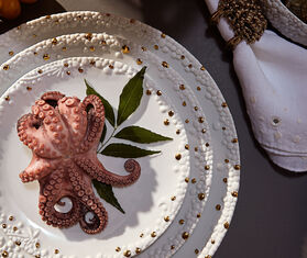 L&#39;Objet &#39;Mojave&#39; dinner plate MULTICOLOUR LOBJ21DIN219WHI