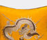 Les-Ottomans 'Dragon' embroidered cushion, beige Multicolor OTTO24DRA754MUL