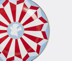 La DoubleJ &#39;Roman Dove Vino&#39; dessert plate, set of two MULTICOLOUR LADJ22DES680MUL