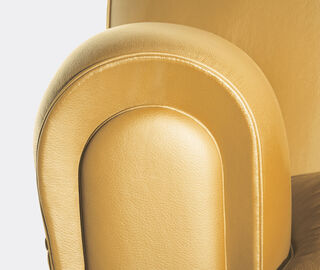 Poltrona Frau 'Vanity Fair XC' armchair, Ginger Bread YELLOW POFR20VAN031YEL
