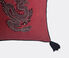 Les-Ottomans 'Dragon' embroidered cushion, red Multicolor OTTO24DRA761MUL