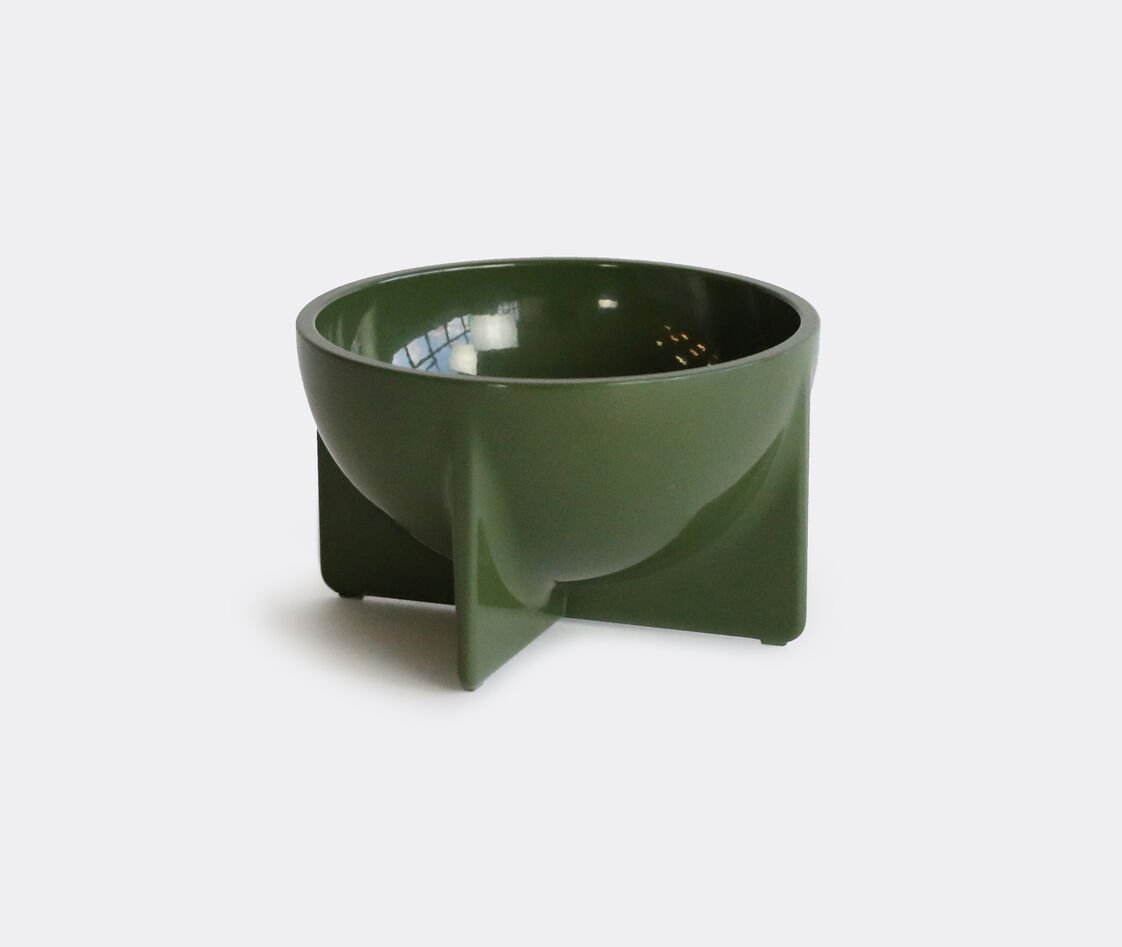 Fort Standard Round Standing Bowl In Moss Green