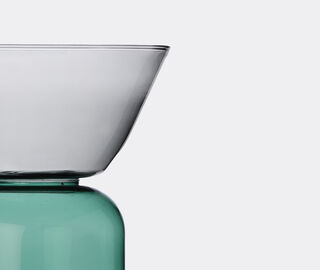 Ichendorf Milano 'Gel&eacute;e' vase, large, petrol and smoke MULTICOLOUR ICMI24GEL028MUL