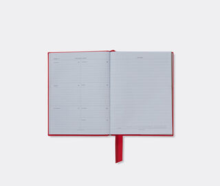 Smythson '2026 Soho' weekly diary with pocket, scarlet red RED SMYT25PAS014RED