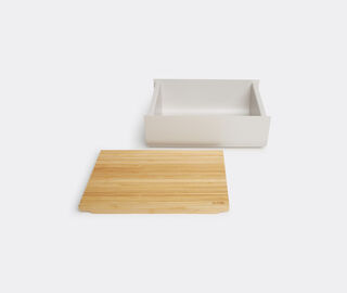 Alessi 'Mattina' bread box GREY ALES20MAT109GRY
