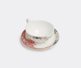 Seletti 'Hybrid Zora' teacup with saucer MULTICOLOUR SELE22HYB442MUL