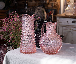 KLIMCHI 'Hobnail Jug' tall, rosaline PINK KLIM22HOB266PIN