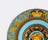 Rosenthal 'Versace Medusa' service plate, celeste azure, gold ROSE20VER692BLU