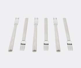 Alessi &#39;Rundes modell&#39; 24-piece cutlery set SILVER ALES15RUN285SIL