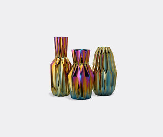 POLSPOTTEN 'Oily Folds' vase, small MULTICOLOUR POLS22VAS205MUL