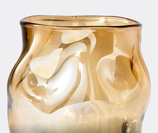 POLSPOTTEN 'Collision' vase, amber BEIGE POLS22VAS826BEI
