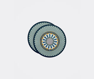 La DoubleJ 'Napoli' placemat, set of two, midnight blue MULTICOLOR LADJ26DIS928MUL