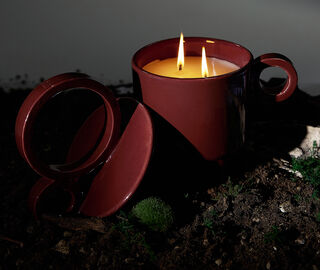 C'era Fragrance 'Terra Cup' candle, brown BROWN CERA24TER079BRW