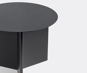 Hay &#39;Slit&#39; round table, small, black BLACK HAY122SLI334BLK
