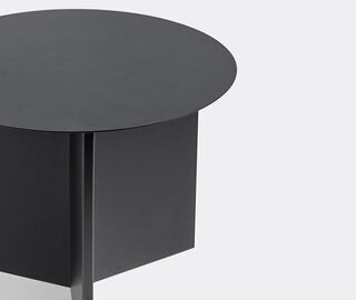Hay 'Slit' round table, small, black BLACK HAY122SLI334BLK