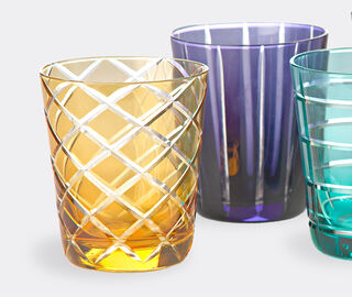 POLSPOTTEN 'Cuttings' tumbler, set of six MULTICOLOUR POLS22TUM747MUL