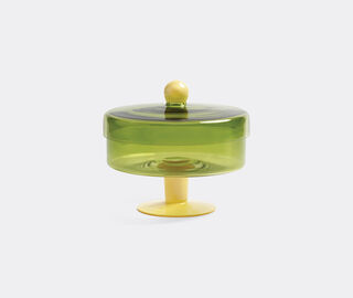&amp;k Amsterdam 'Duo' jar, green multicolor GREEN AMST25JAR729GRN