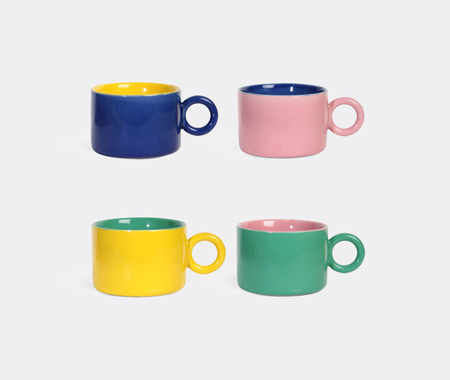 &k Amsterdam 'Chiquito' mug, set of four, multicolor MULTICOLOUR AMST25MUG878MUL