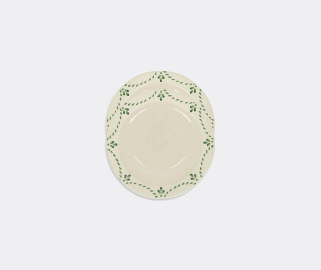 House of Capricorn 'Viana' soup plate, set of two, green GREEN HOCA26VIA599GRN