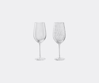 NasonMoretti 'Tolomeo' water glass, set of six TRANSPARENT NAMO24TOL246TRA