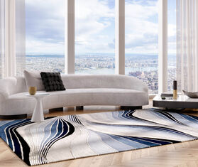 Illulian &#39;Distortion&#39; rug MULTICOLOUR ILLU21DIS383MUL