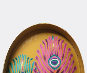 Les-Ottomans Iron tray, oval MULTICOLOUR OTTO20IRO375MUL