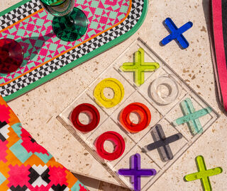 VESTA Tic Tac Toe board game, multicolor MULTICOLOUR VEST25TIC987MUL