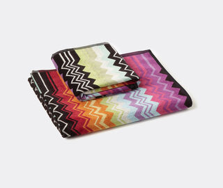 Missoni 'Giacomo' towels, set of two, orange ORANGE MIHO20GIA460MUL