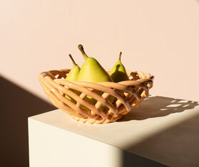 Octaevo &#39;Sicilia&#39; basket, small, tangerine BROWN OCTA25CER967ORA