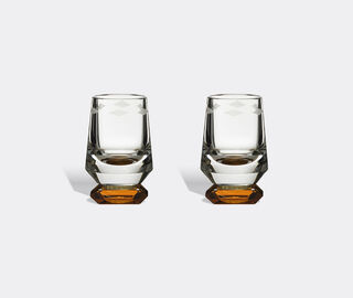 Reflections Copenhagen 'Savor' glass, set of two, amber and clear MULTICOLOUR REFL25SAV237MUL