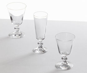 Ichendorf Milano 'Parigi' stemmed water glass, set of six TRANSPARENT ICMI22PAR858TRA