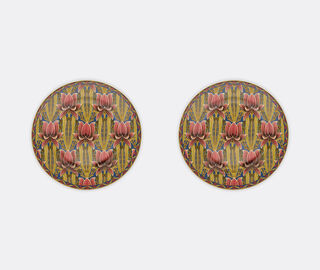 ETRO Home Interiors 'Liberty' plate, set of two, dark green GREEN ETRO26LIB882GRN