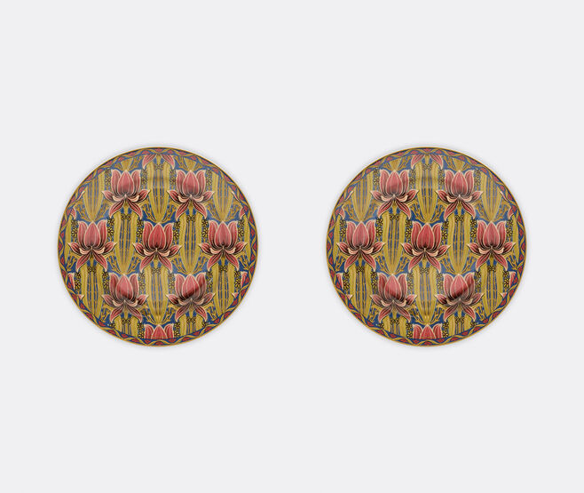 ETRO Home Interiors 'Liberty' plate, set of two, dark green GREEN ETRO26LIB882GRN