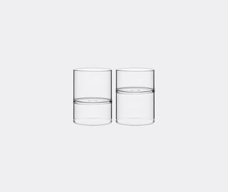 Fferrone Design 'Revolution' rocks and martini glass, set of two TRANSPARENT FFER17REV349TRA