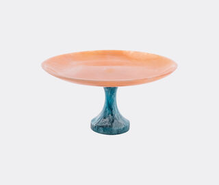 Bitossi Home 'Candy' cake stand, large, pink and blue MULTICOLOUR BIHO24BIG319MUL