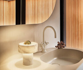 Tom Dixon &#39;Stone&#39; portable lamp WHITE TODI23STO641MUL