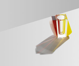 Reflections Copenhagen 'Raleigh' vase, orange and yellow MULTICOLOUR REFL22RAL707MUL