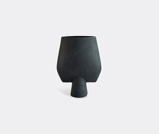 101 Copenhagen 'Sphere' square vase, black BLACK COPH21SPH559BLK
