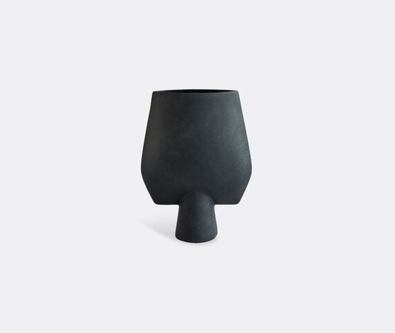 101 Copenhagen 'Sphere' vase, square, black  COPH21SPH559BLK